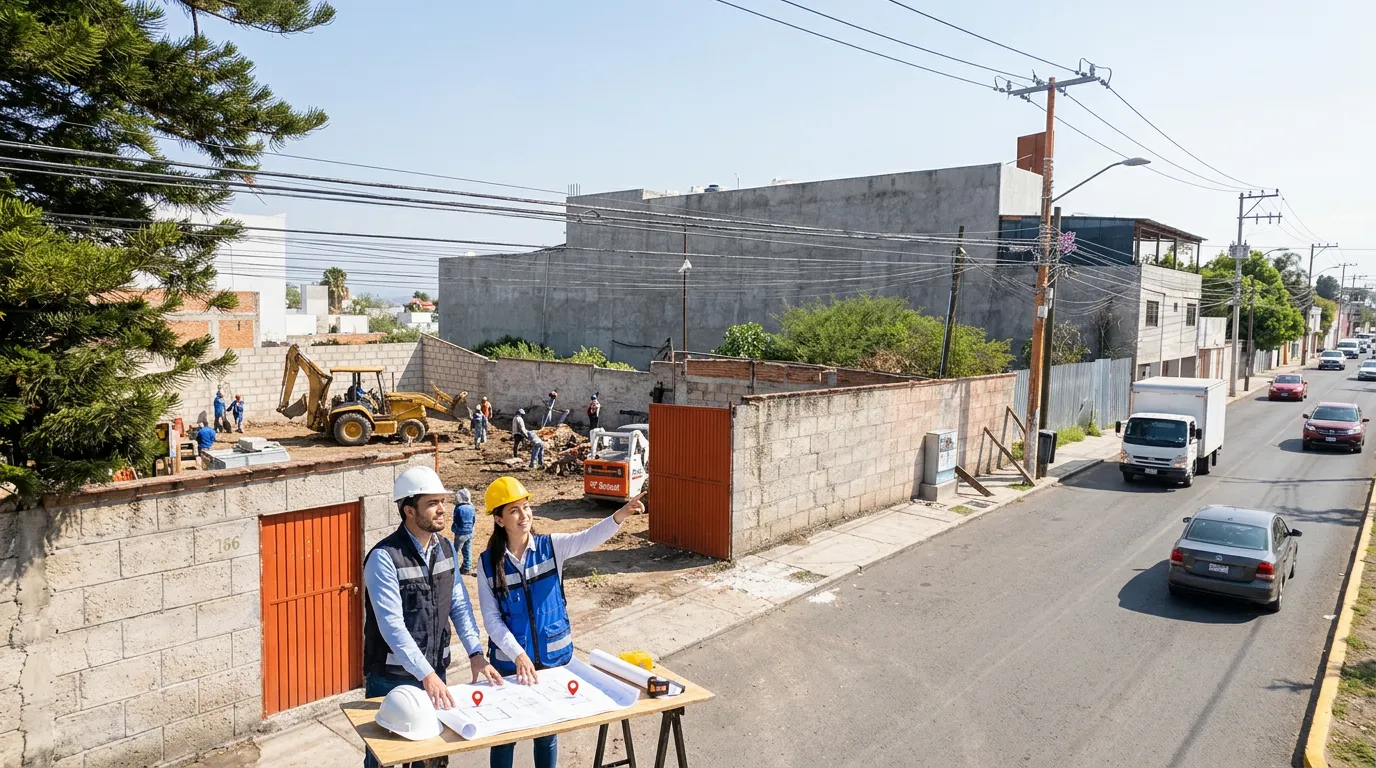 Terreno comercial sobre Av. Ámsterdam en Tejeda, un punto de alto flujo en Querétaro